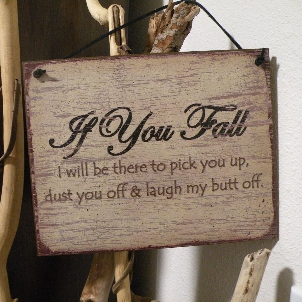 If you fall sign